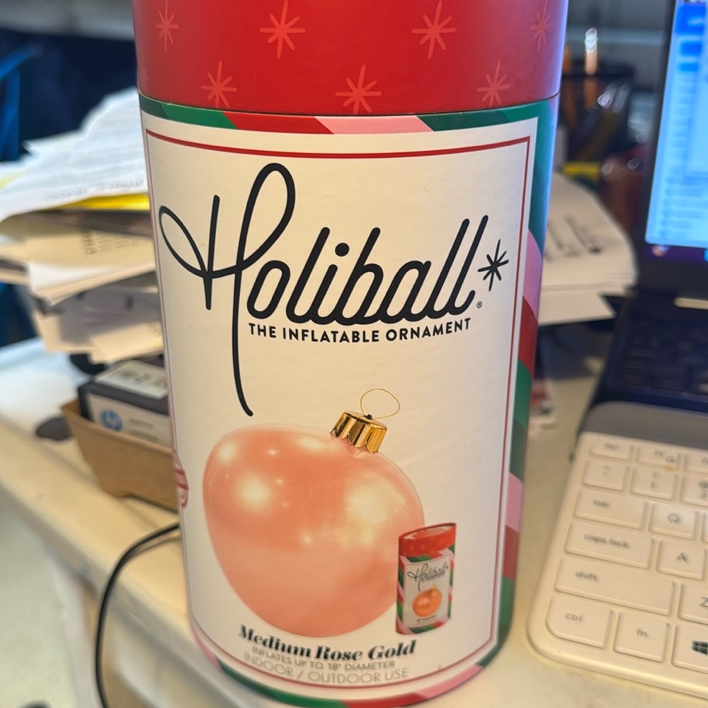 Holiball - inflatable ornament
